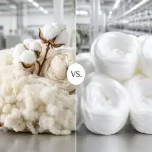 مقایسه الیاف طبیعی پنبه و الیاف مصنوعی پلی استر - بهترین الیاف ایران